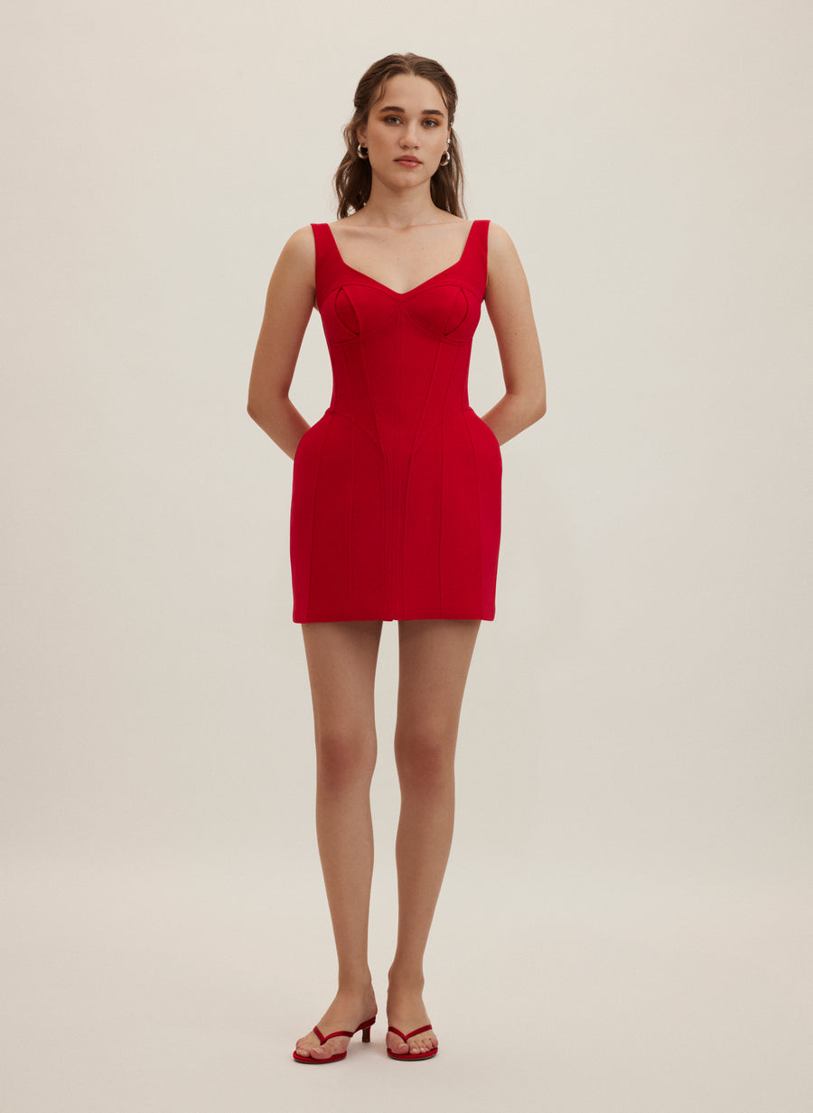 Rochie Corset Medusa Red